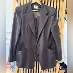 Armani Collezioni Black Blazer, Size M / L
